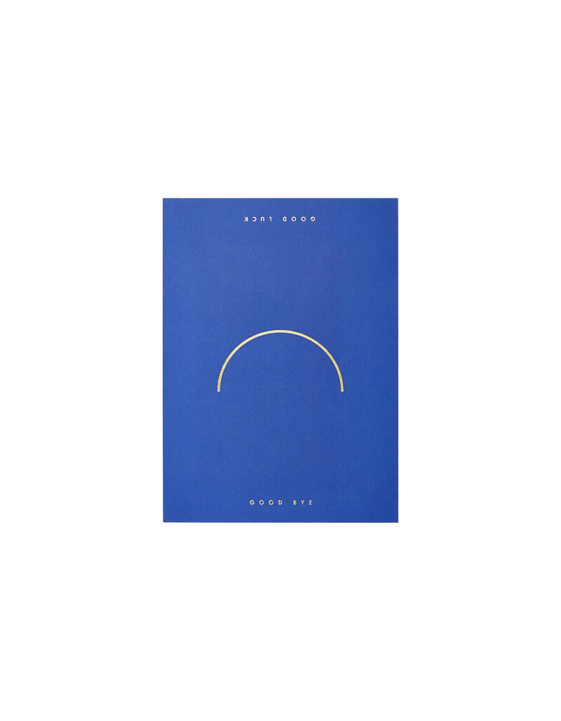 Doppelkarte - Good Bye - Good Luck