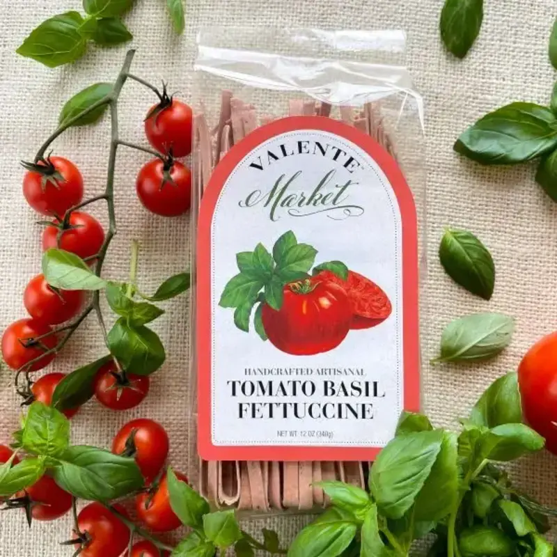 Tomaten Basilikum - Fettuccine
