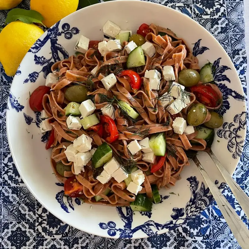 Tomaten Basilikum - Fettuccine