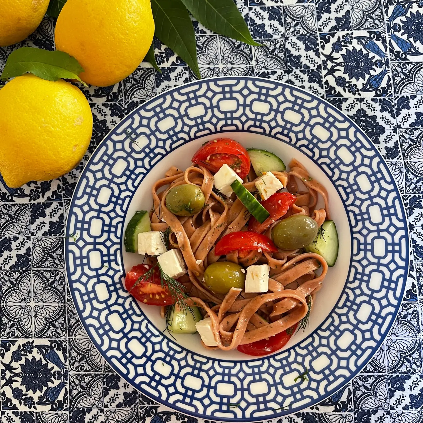 Tomaten Basilikum - Fettuccine