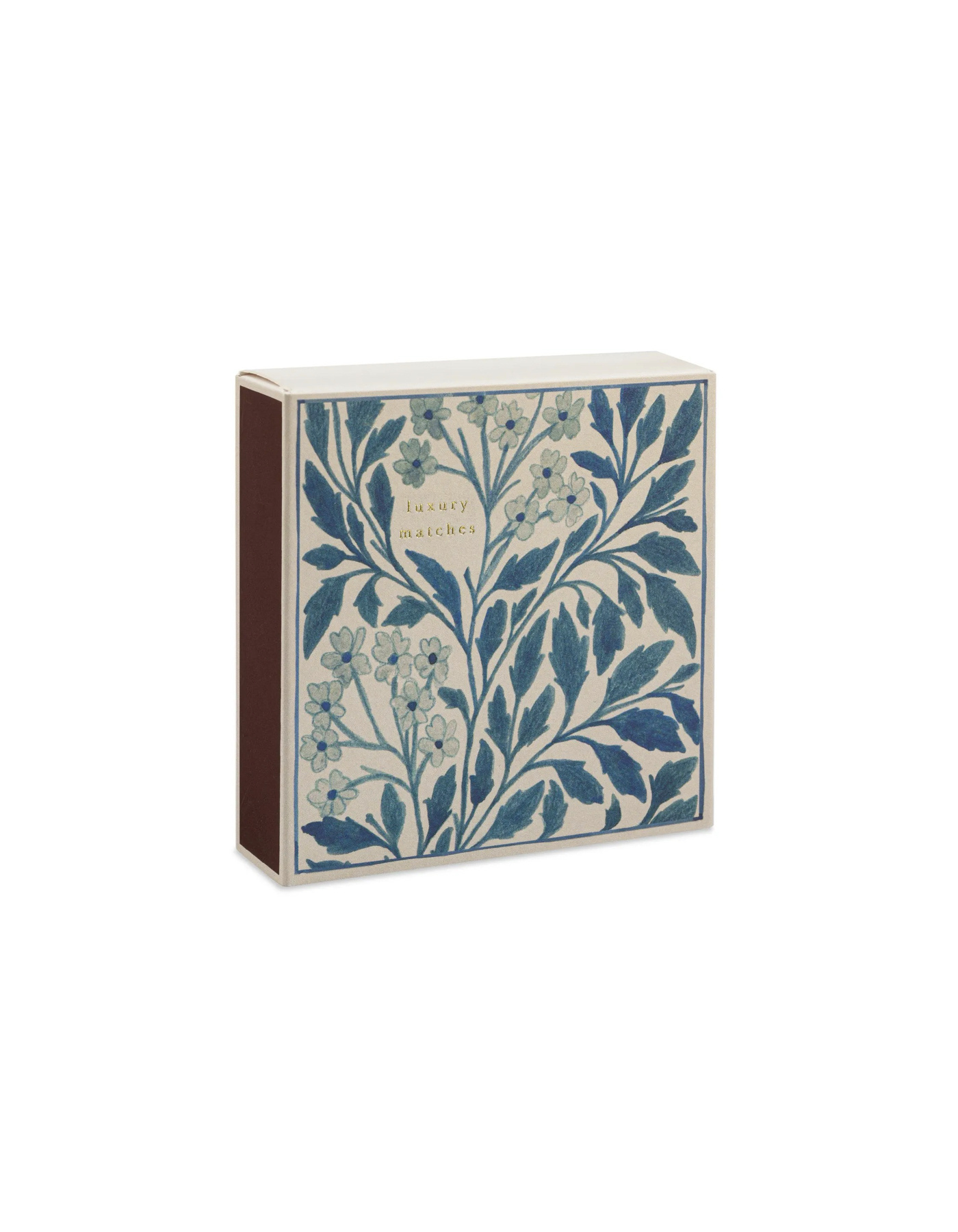 ARCHIVIST GALLERY Blue Flowers Luxury Matches – Streichholzschachtel