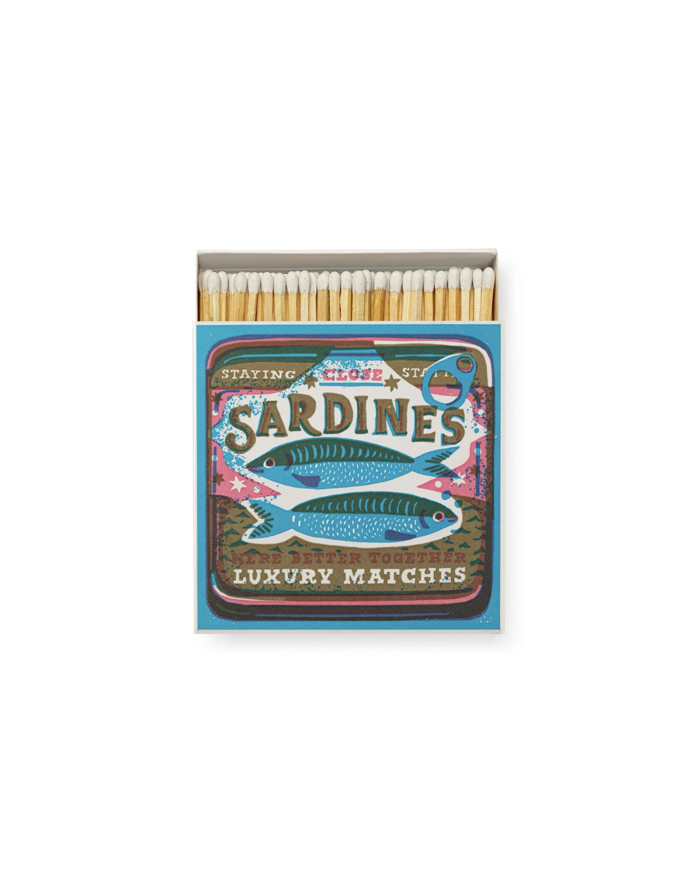 ARCHIVIST GALLERY Close Sardines Luxury Matches – Streichholzschachtel