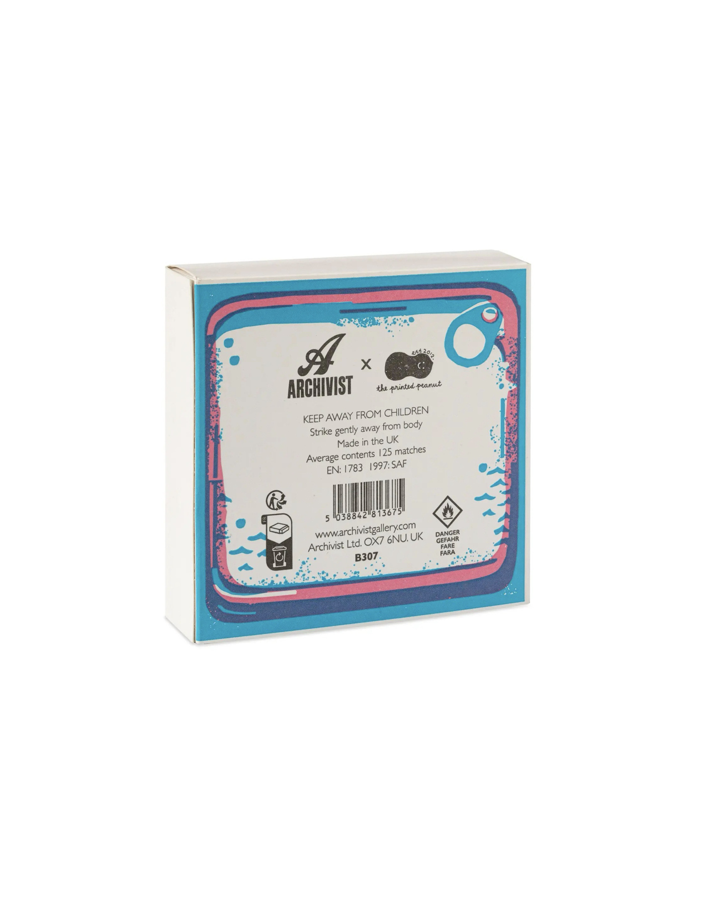 ARCHIVIST GALLERY Close Sardines Luxury Matches – Streichholzschachtel