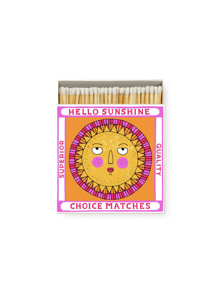 ARCHIVIST GALLERY Luxury Matches / Streichholzschachtel – Hello Sunshine