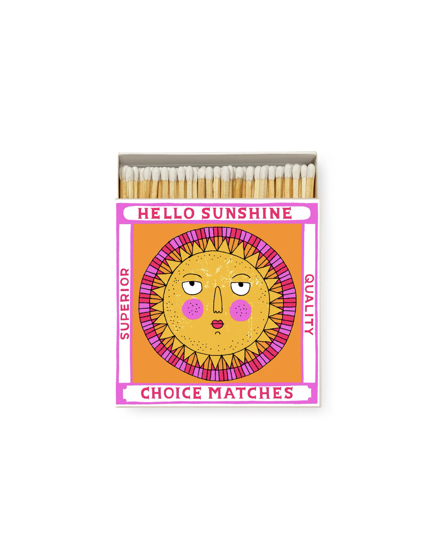 ARCHIVIST GALLERY Hello Sunshine Luxury Matches – Streichholzschachtel