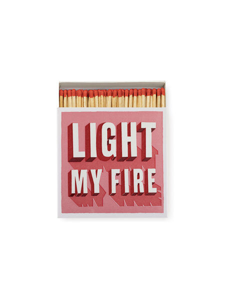 ARCHIVIST GALLERY Luxury Matches / Streichholzschachtel – Light My Fire