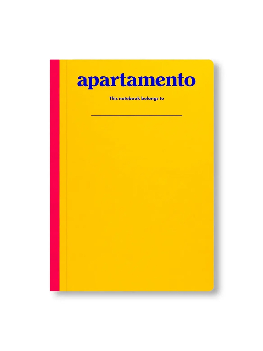 APARTAMENTO Notizbuch gelb