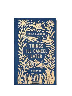 Things I'll Cancel Undated Planner