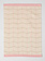 WRAP Geschirrtuch mit Wellenmuster - beige / grün / rosa