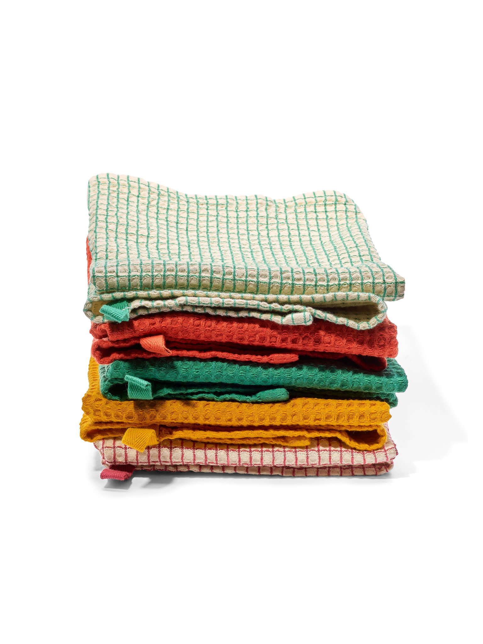 Geschirrtuch aus Waffelpiquet in verschiedenen Farben
