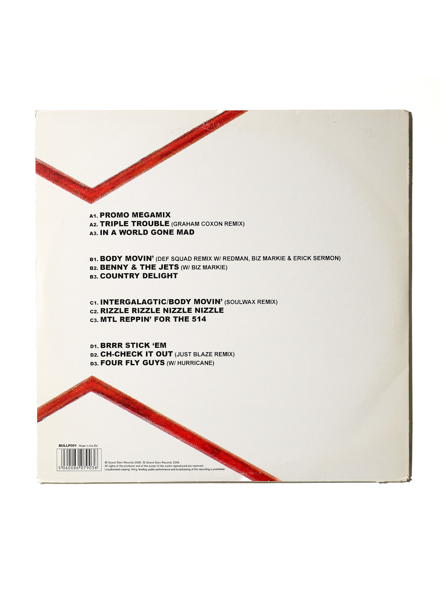 HARK RECORDS PARIS Beastie Boys – B - Sides & Bullshit Volume 1