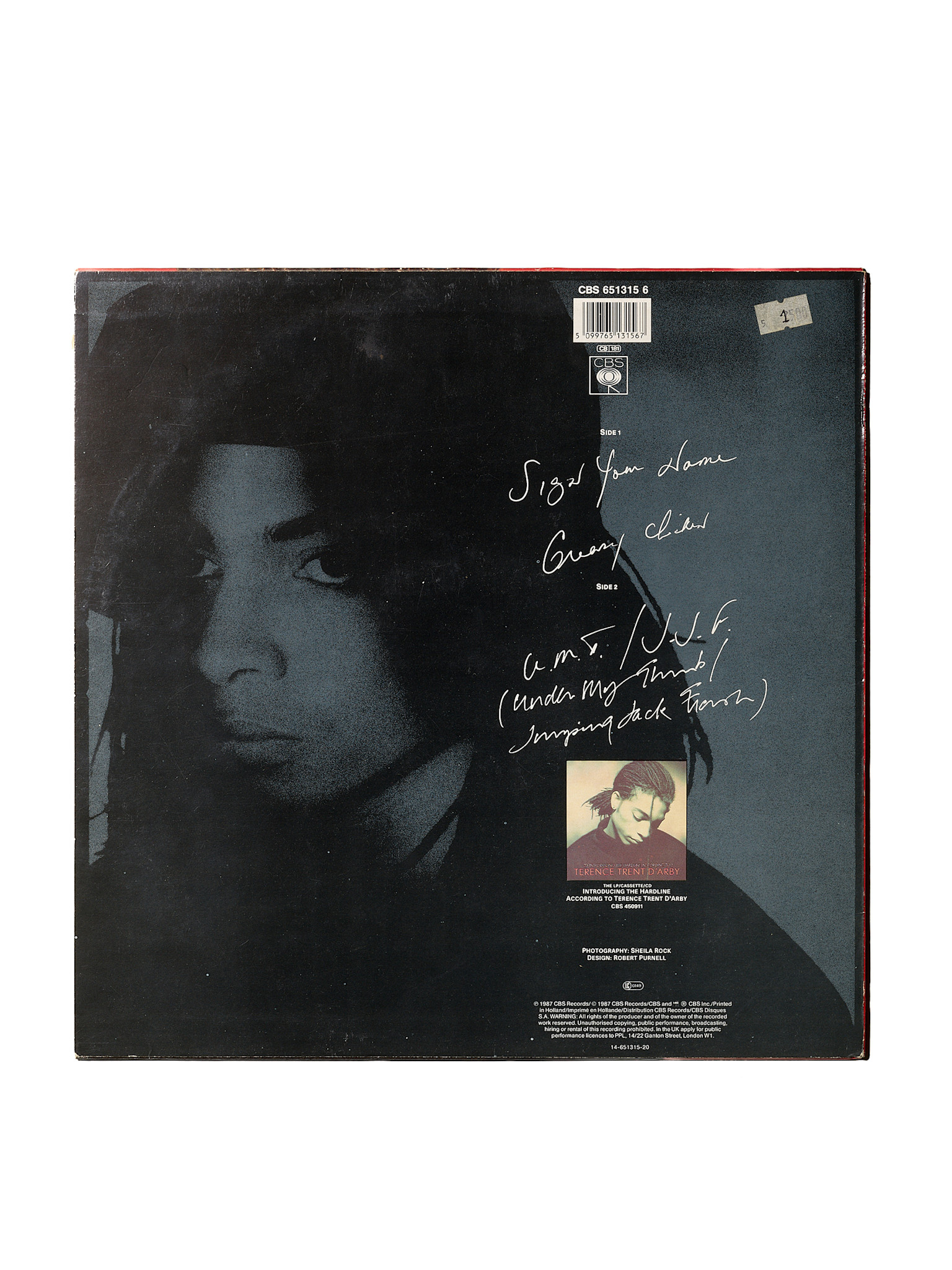 HARK RECORDS PARIS Terence Trent D’Arby – Sign Your Name
