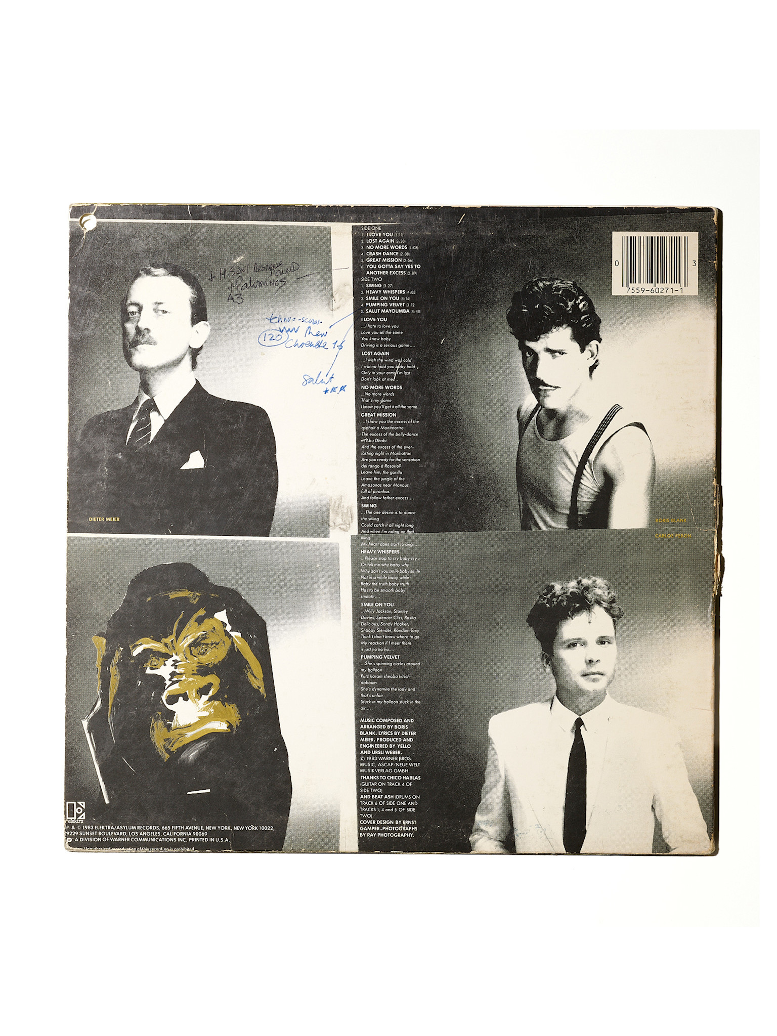 HARK RECORDS PARIS Yello – You Gotta Say Yes to Another Excess