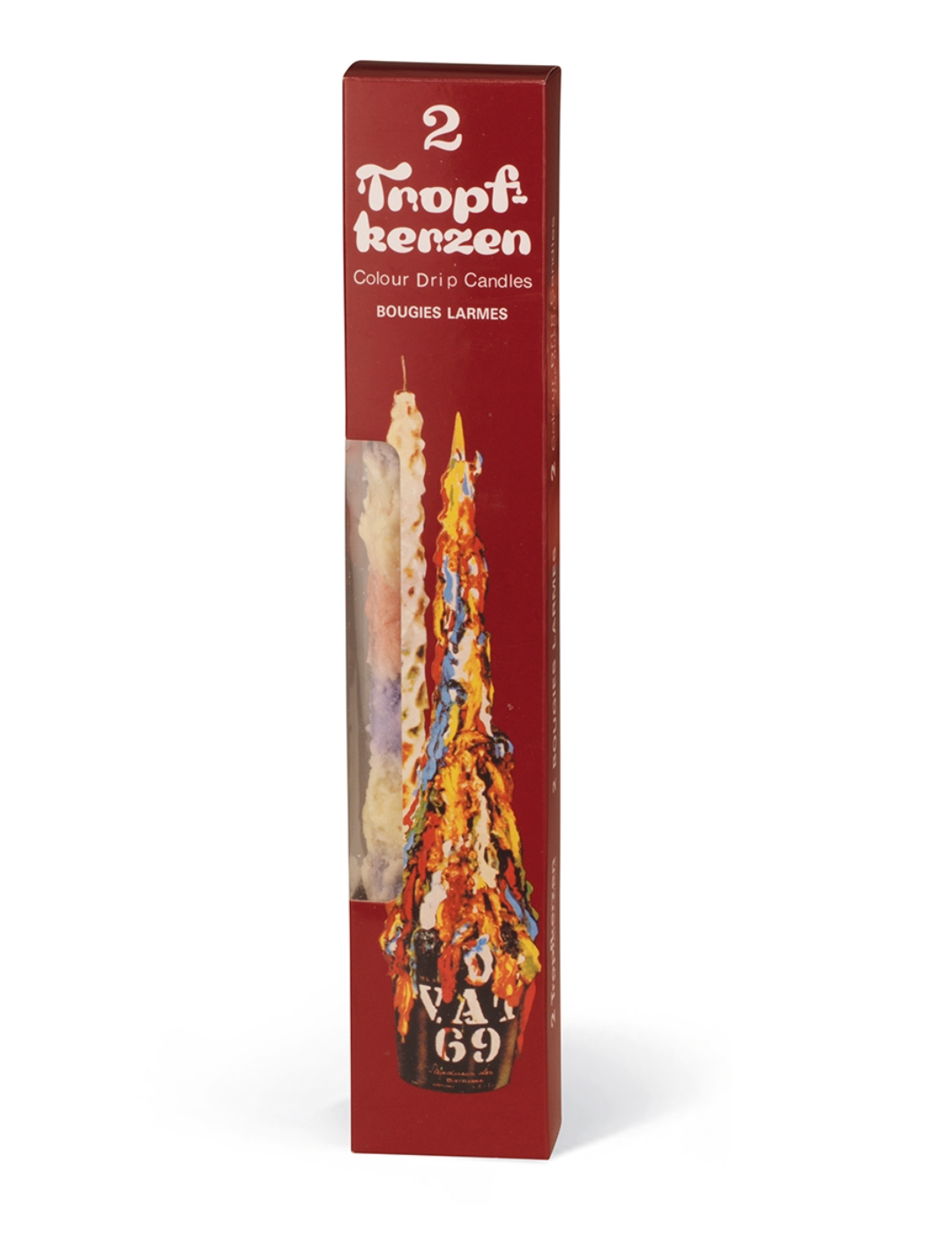 Tropfkerze traditionell - Pack à 2 Stück