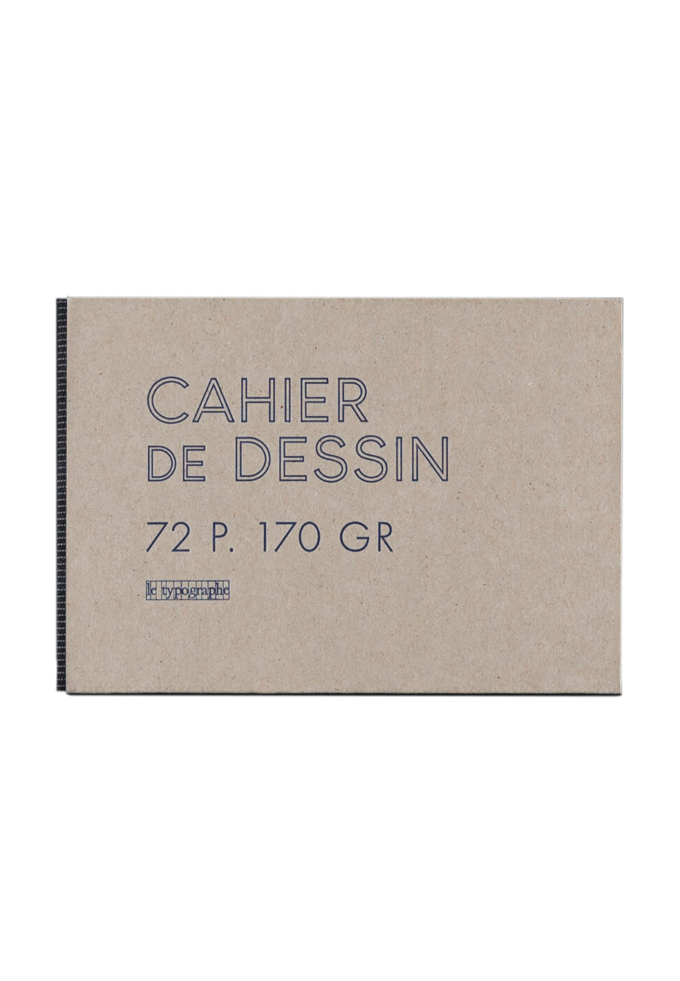 LE TYPOGRAPHE A6 Drawing Notebook Landscape 170g