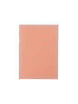 LE TYPOGRAPHE A5 Abreissblock / Notepad 6 Typo Pts Grid - Fluo Orange On Grapefruit