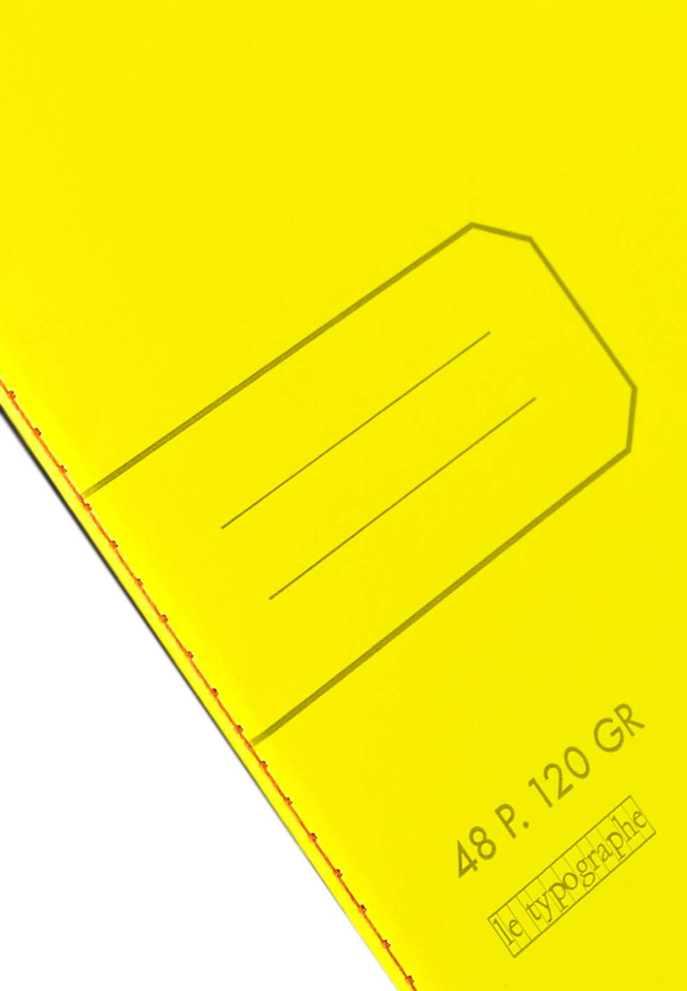 LE TYPOGRAPHE 11×21 Soft Cover Notebook - verschiedene Farben