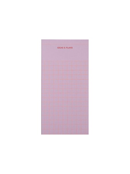 LE TYPOGRAPHE Abreissblock / Notepad IDEAS & PLANS - lilac