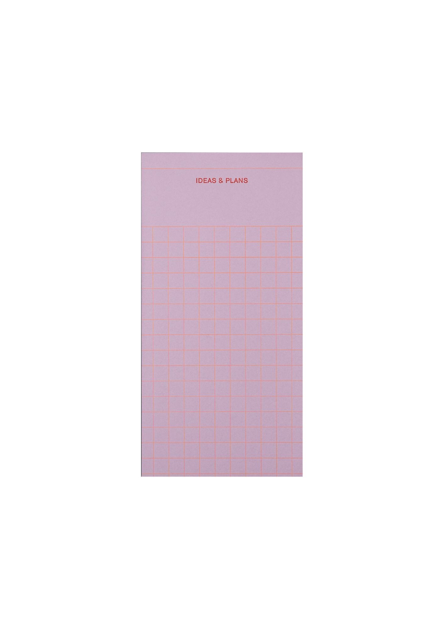 LE TYPOGRAPHE Abreissblock / Notepad IDEAS & PLANS - lilac