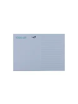 LE TYPOGRAPHE Abreissblock / Notepad TO DO LIST A5 - blue