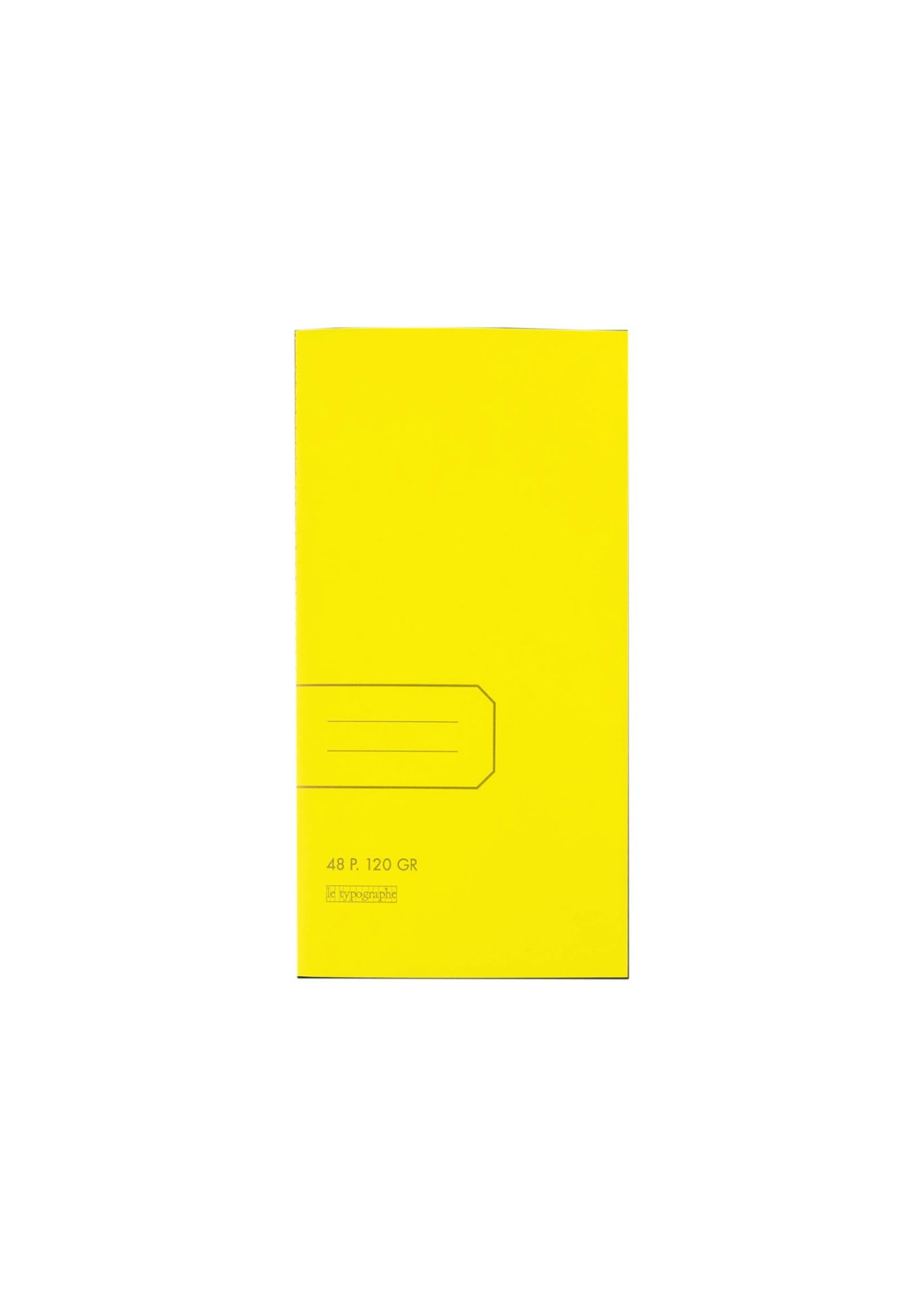 LE TYPOGRAPHE 11×21 Soft Cover Notebook - verschiedene Farben