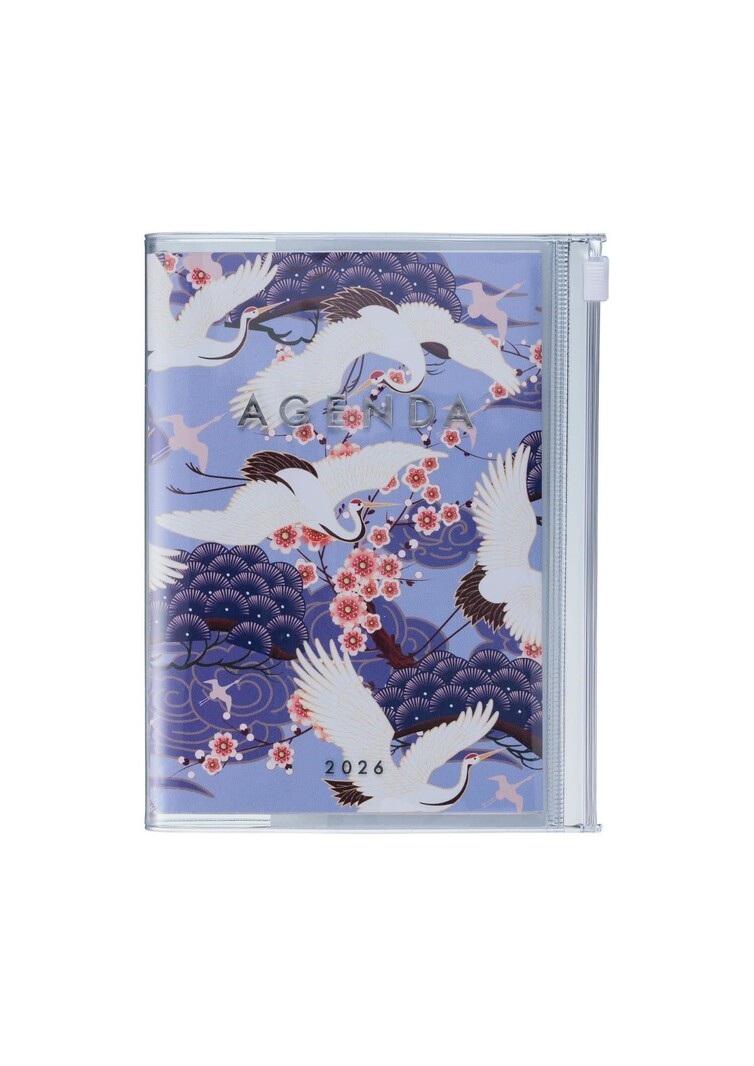 MARK'S 2026 Diary A5 Japan / Birds Purple