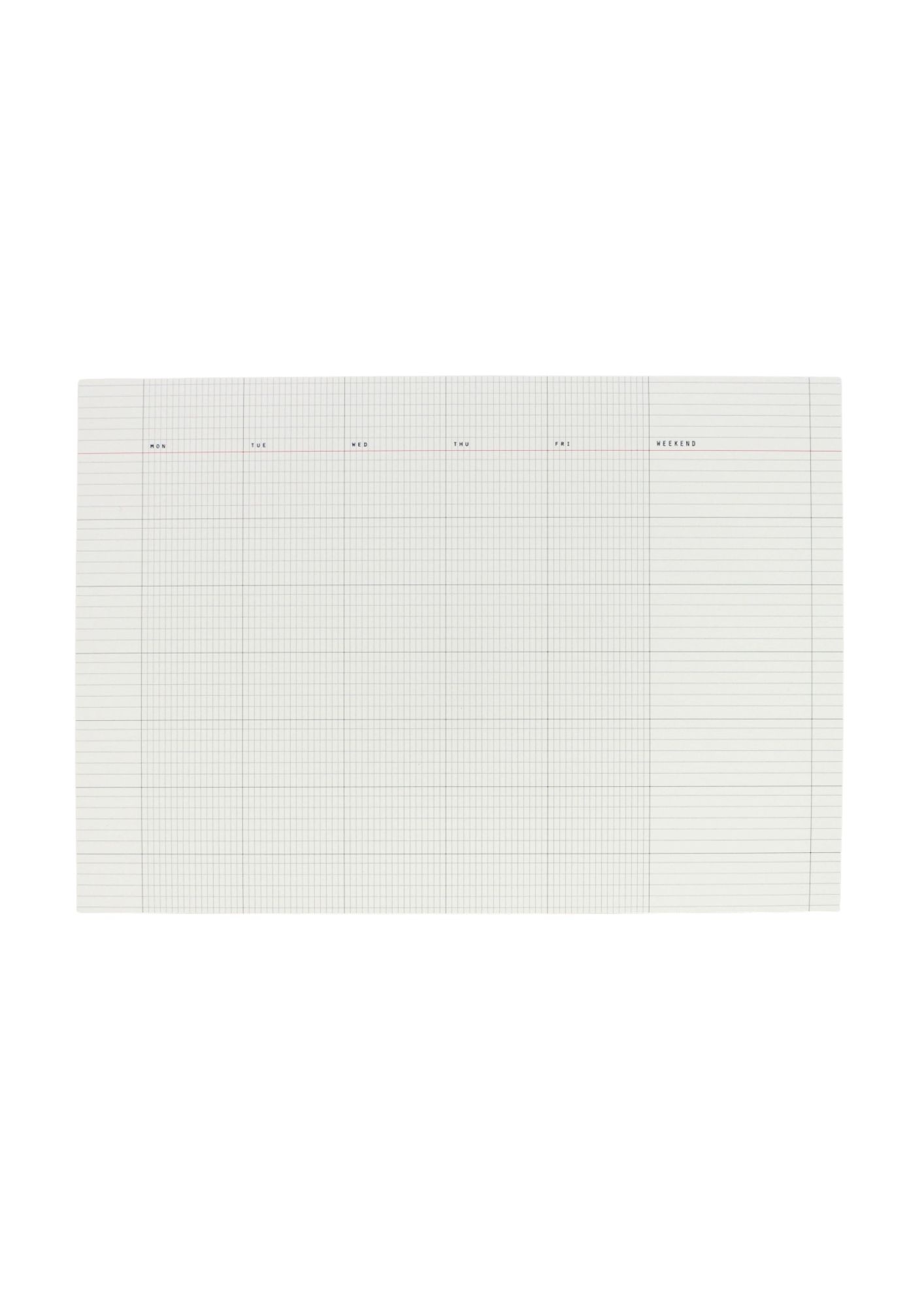 PAPERWAYS A4 Desk Notepad Monthly – Monatsplaner