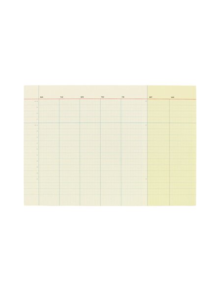 PAPERWAYS A4 Desk Notepad weekly organiser / Wochenplaner