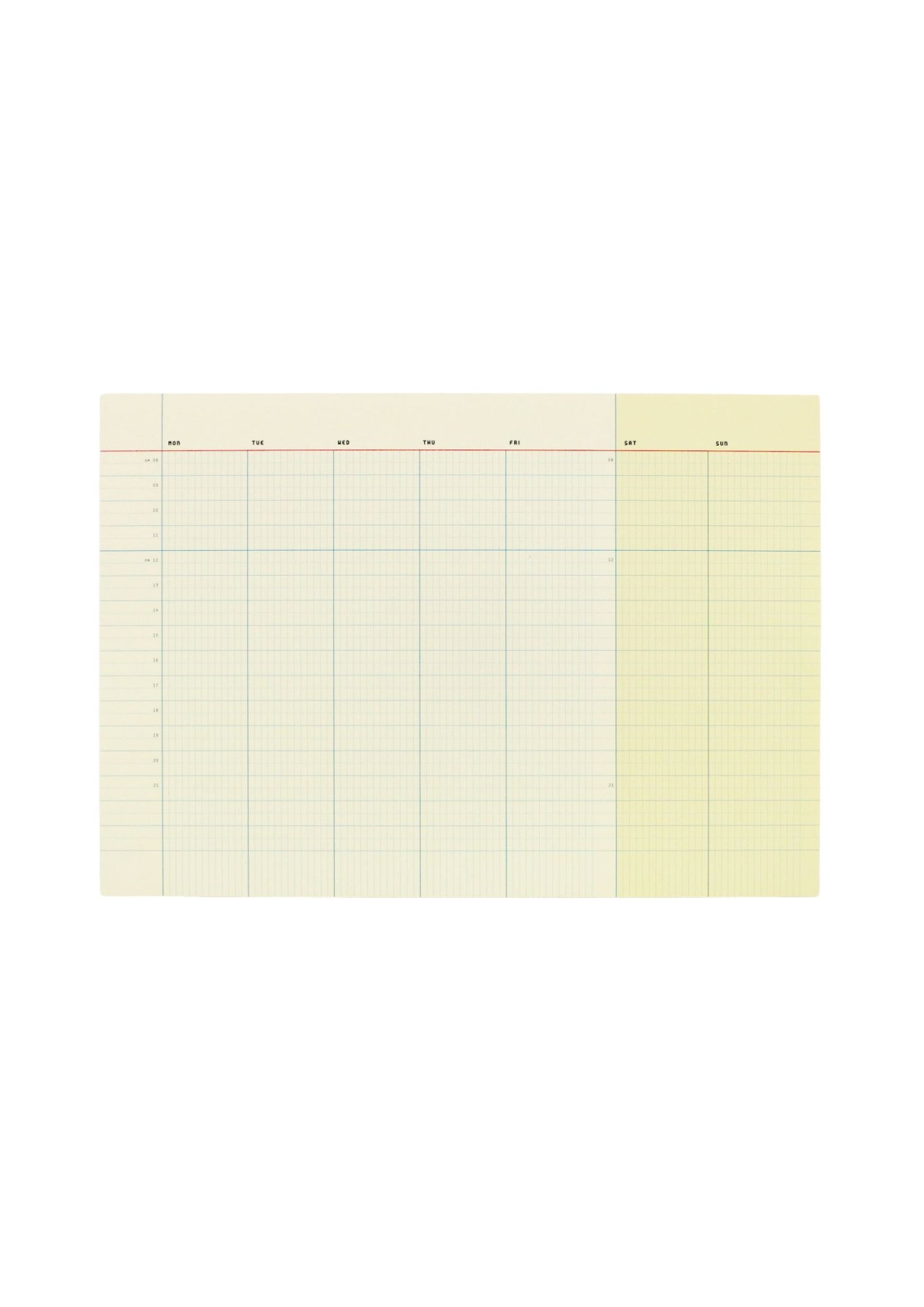 PAPERWAYS A4 Desk Notepad weekly organiser / Wochenplaner