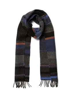 WALLACE SEWELL Schal aus Merino Lammwolle Maela Obsidian