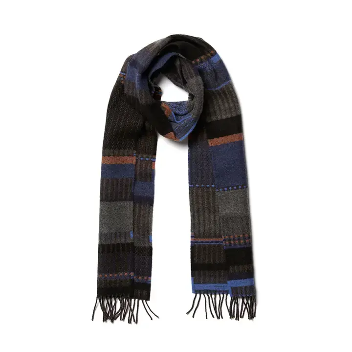 WALLACE SEWELL Schal aus Merino Lammwolle Maela Obsidian