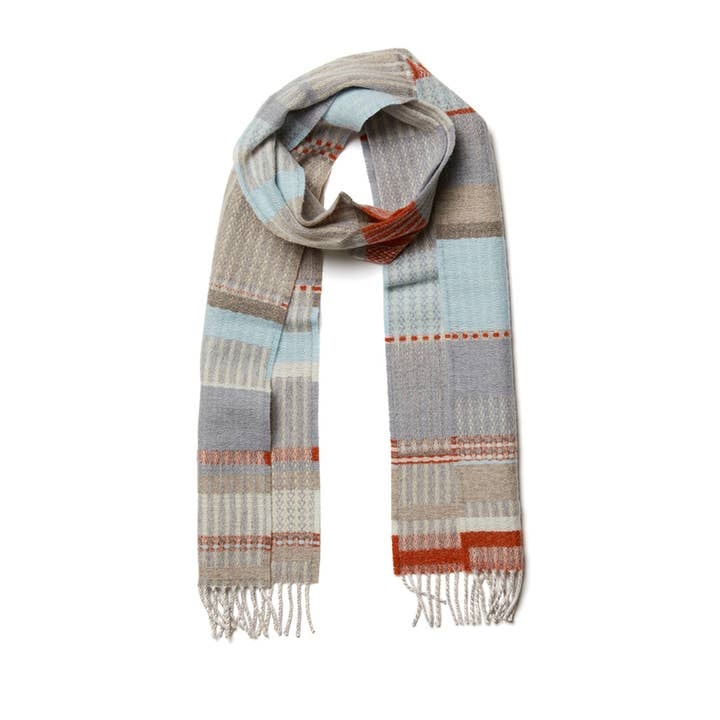 WALLACE SEWELL Schal aus Merino Lammwolle Maela Snow