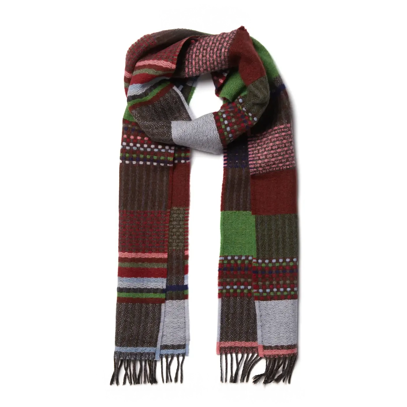 WALLACE SEWELL Schal aus Merino Lammwolle Dot Forest