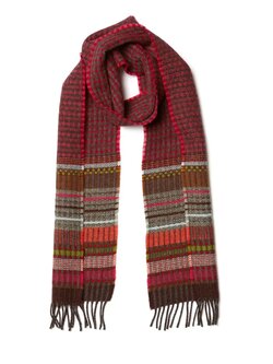 WALLACE SEWELL Schal aus Merino Lammwolle Fremont Beetroot