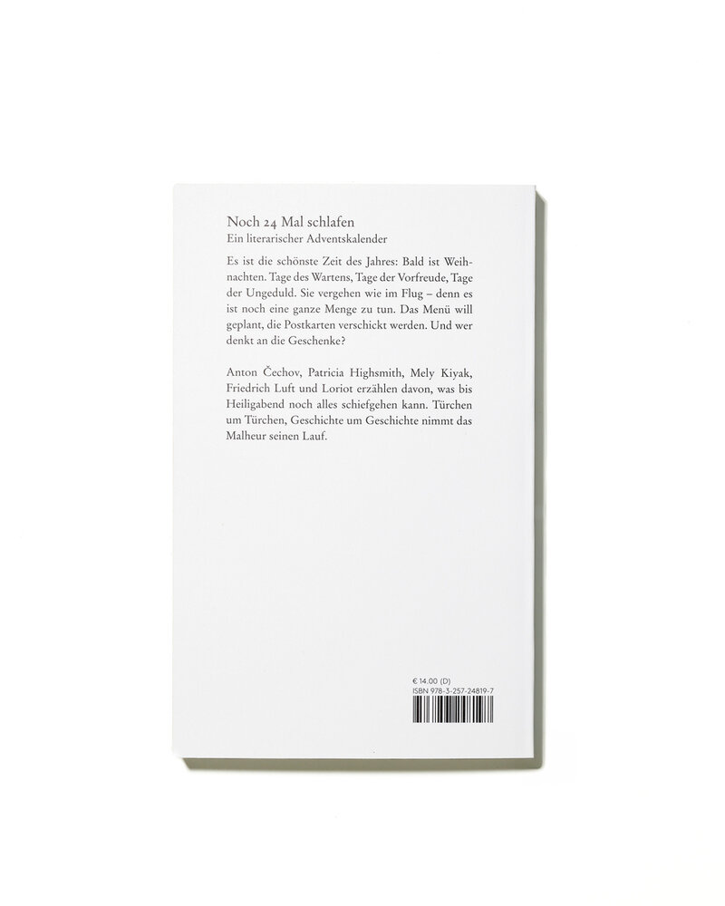 Noch 24 Mal schlafen –  Ein literarischer Adventskalender
