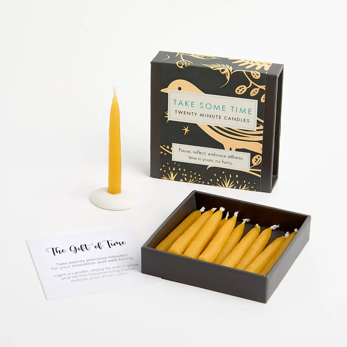 12 Mini Kerzen aus Bienenwachs – Take Some Time