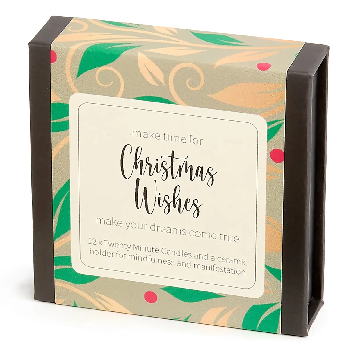 12 Mini Kerzen aus Bienenwachs – Christmas Wishes