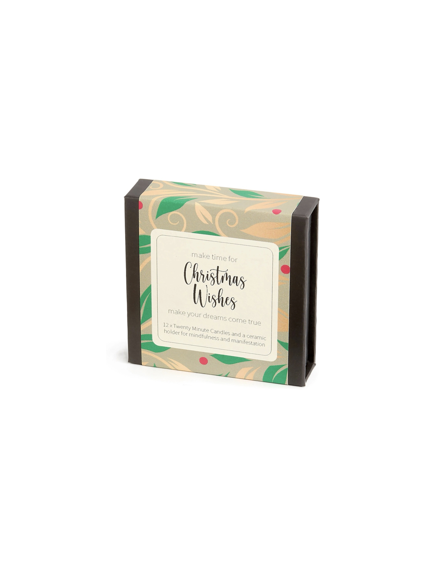 12 Mini Kerzen aus Bienenwachs – Christmas Wishes