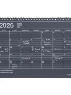 MARK'S 2026 Notebook Calendar M – verschiedene Farben