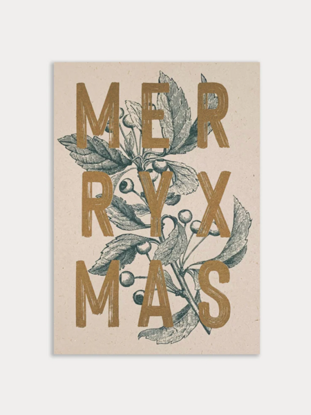 TOGETHERY Riso Karte mit Couvert - MERRY X MAS