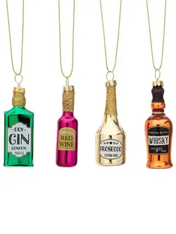 SASS & BELLE Mini Weihnachtshänger 4 Stück – Cheers