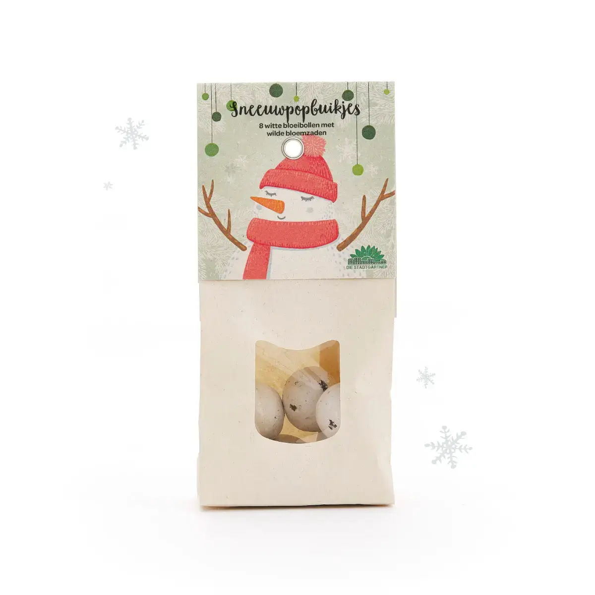 DIE STADTGÄRTNER 8 bunte Saatkugeln - Wildblumen / Schneemannbäuche