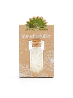 DIE STADTGÄRTNER Wunscherfüller - Pusteblumen im Gläschen