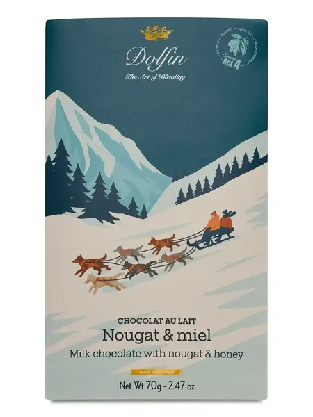 Chocolat au lait – Nougat & miel