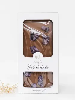 Vollmilchschokolade – Kandierte Veilchen