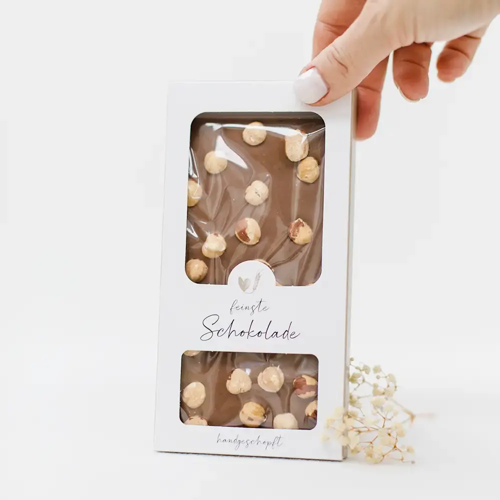 Vegane Schokolade – Haselnüsse