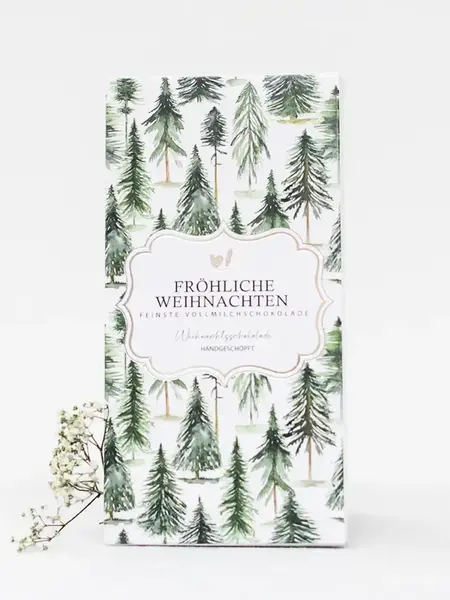 Vollmilchschokolade – Fröhliche Weihnachten
