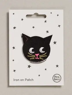 PETRA BOASE Aufnäher / Iron on patch – Cat Face