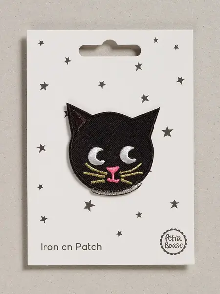 PETRA BOASE Aufnäher / Iron on patch – Cat Face