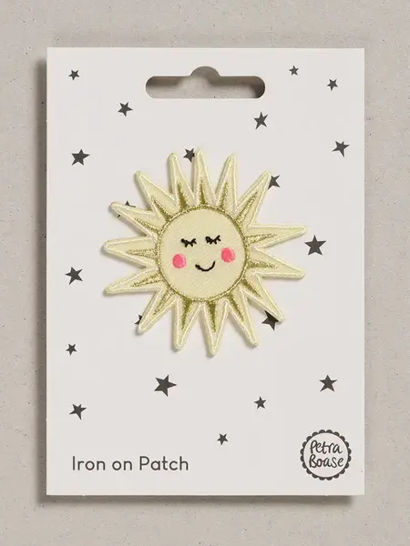PETRA BOASE Aufnäher / Iron on patch – Happy Sun